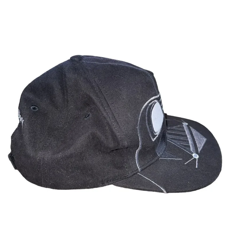 Disney Parks Star Wars Darth Vader Youth Flatbill Hat One Size Cap Black‎